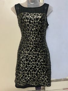 Pintrest Glitter Sparkly Midi Party Dress