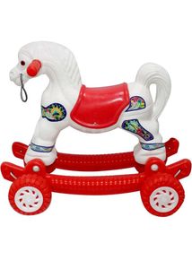 2 in 1 Baby Horse Rider and Rocker for Kids