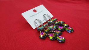 Colorful Crystal Chandelier Earrings