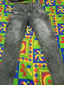 Grey Denim Jean's