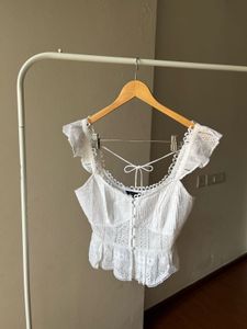 NEW LOOK Broderie White Tops