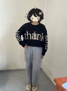 Stylish Black Knit Sweater