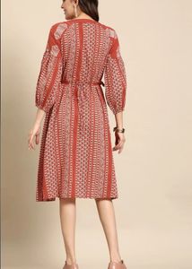 Printed Ethnic Dress