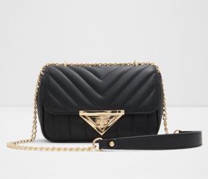 Black Quilted Crossbody Bag