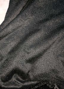 Elegant Black Velvet shimmer Shawl 3
