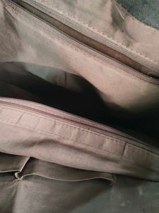 Basic Green Leather Tote Bag