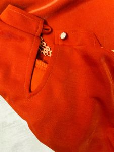 Vintage Rust  Orange Top