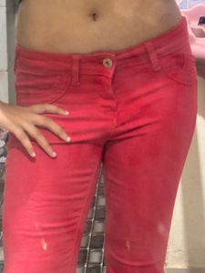 R.E. Skinny Red Jeans