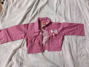 Cute Pink Denim Jacket