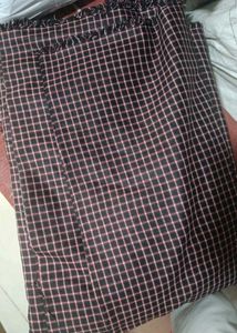 Checkered Dress Material woolen fabric