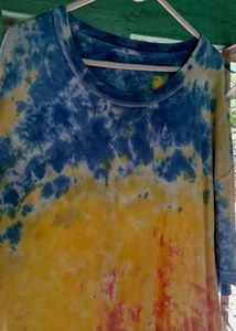 Tie-Dye Drop Shoulder Oversized Tee