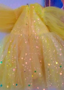 Adorable Yellow Party Dress
