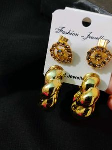 Pretty ,cute Earrings Pair Of 3✨