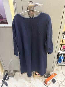 Avaasa XXL Navy Floral Print Sweatshirt