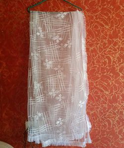 White Net Dupatta