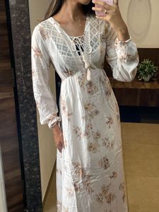 Free Size Floral Maxi Dress