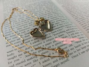 Heart Locket Hand painted Necklace