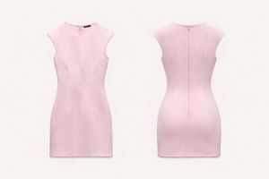 zara Pink Sleeveless mini Dress