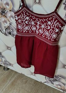 Cami Crop Top With Adjustable Strap
