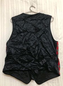 Hunt Club Red Printed Waistcoat