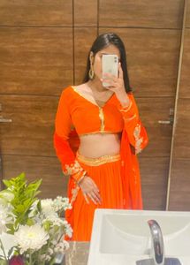 Orange Lehenga