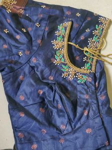 Embroidered Silk Blouse