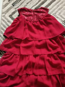 Allen Solly Red Kids Party Dress