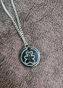 Aesthetic Three Layered Silver Chain