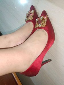 Roger Vivier Satin Heels