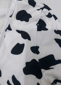 Cow Print Long Sleeve Top