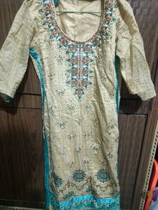Suit With Pajami And Dupatta