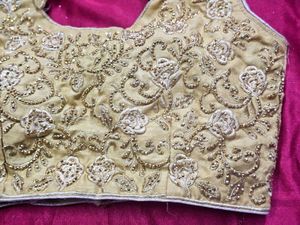 Embroidered Gold Blouse