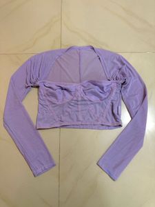 SHEIN Sweetheart Neck Crop top