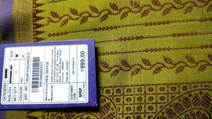 Indian Princess Green Rare Patterned Saree