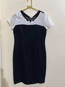2 Set Of Dress - Black And White , Grey Midi