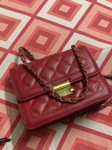 Red Colour Sling Bag