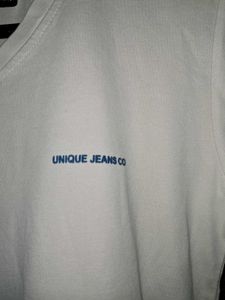 Men Foreign Unique Jeans Co T Shirt