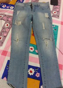 Ripped Denim Jeans