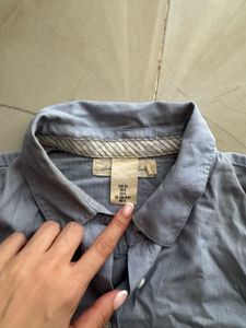 H&amp;M Blue Shirt, Size 36