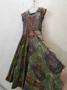 Boho Print Fit &amp; Flare Dress