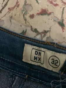 Blue Wide Leg Jeans