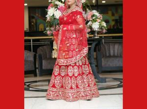 Red Bridal Lehenga