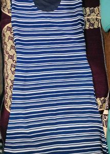 Striped Blue Dress