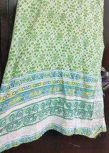 Green Printed Kurti For Girl Or Woman 36 Bust