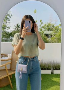Vero Moda Sheer Crop Top