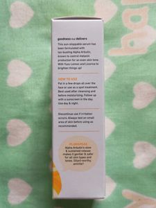 Plum Alpa Arbutin 2% &amp; Hyaluronic Acid Face Serum