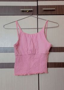 Pinteresty Pink Crop Top