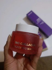Powder Facewash And Bio Collagen Sleeping Mask
