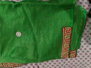 BEAUTIFUL GREEN SAREE