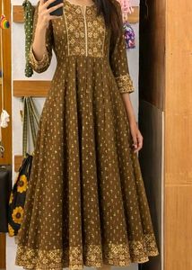 Elegant Olive Green Kurta